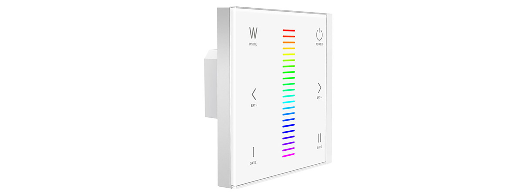 EX4  RF 2.4GHz + DMX 512 RGBW Controller Touch Panel Single Zone
